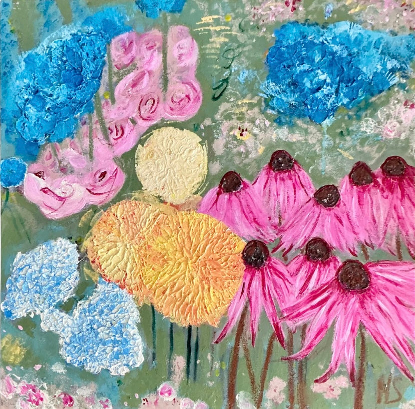 Original Painting: On a Whim | 30” x 30”| Impasto on Canvas