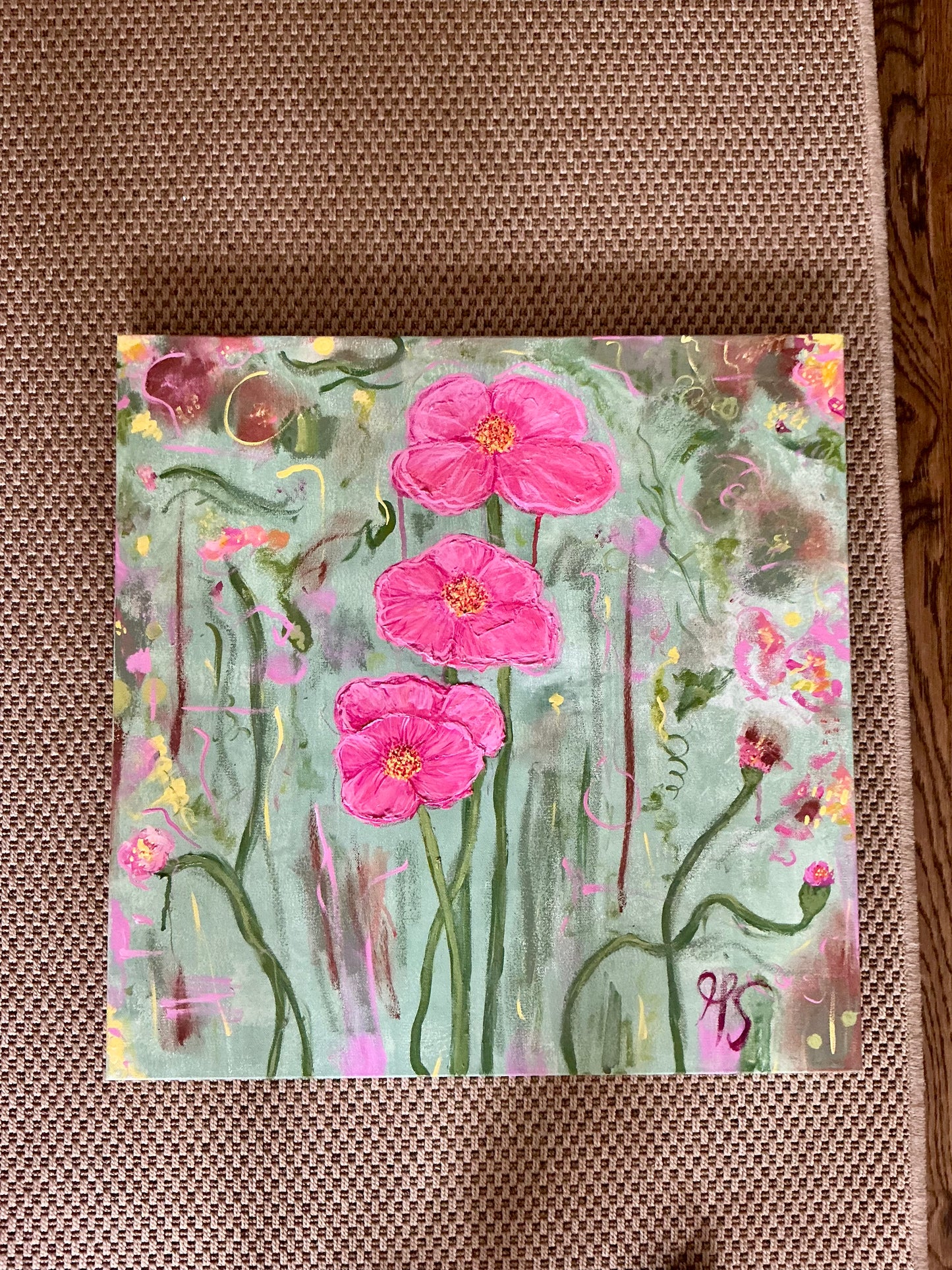 Original Painting: Jardin Secret | 30” x 30”| Impasto on Canvas